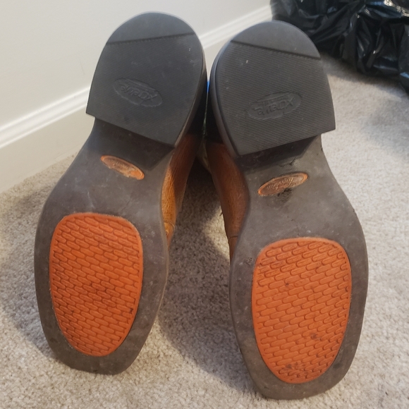 Lucchese Brown and Green Cowboy Boots - Picture 2 of 12